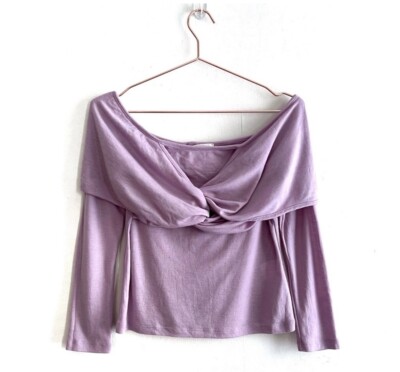 Viktoria & Woods Titanic Merino Top in Lavender Size 3 (US 8)