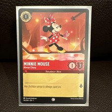 Disney Lorcana TCG First Chapter Non-Foil Minnie Mouse Always Classy 116/204