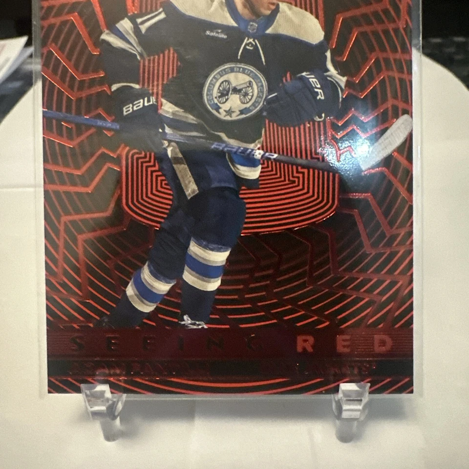 2023-24 UD Extended Series Adam Fantilli Seeing Red Rookie #SR-96 - Image 2 of 4