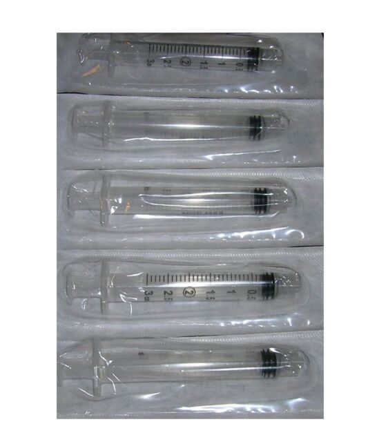 3ml Syringe Luer Lock Tip Qty 5 Single For Sale Online Ebay