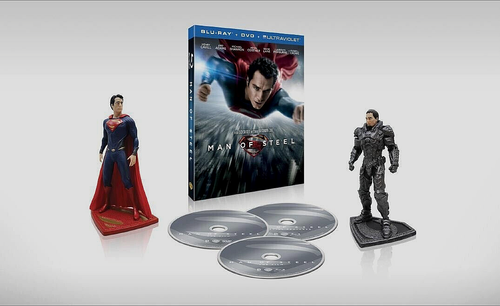 MAN OF STEEL FIGURINE BLU-RAY COLLECTOR'S EDITION GIFT SET:from AMAZON WAREHOUSE - Picture 4 of 23