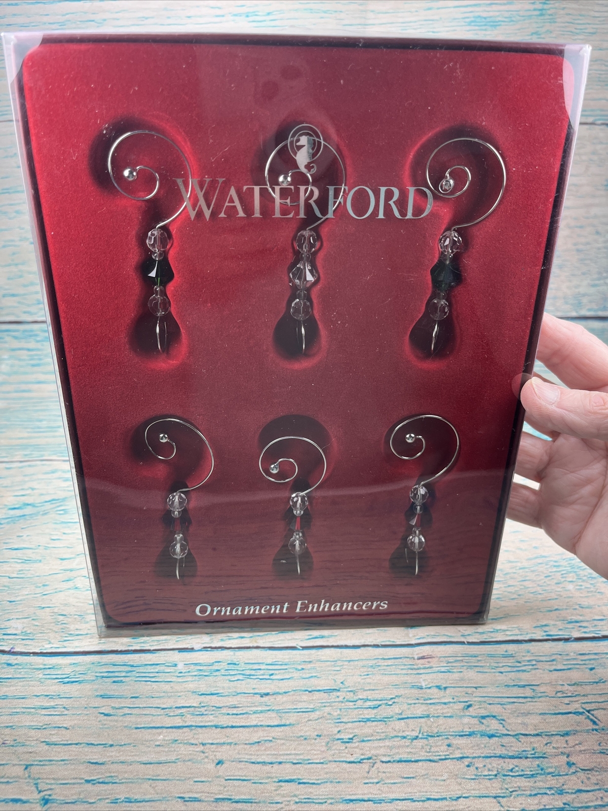 Waterford Crystal Ornament Enhancers Christmas Box of 6 136392 eBay