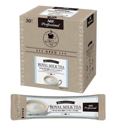 Agf Professional Concentrated Royal Milk Tea For 1 Cup 30 Tea Sticks Powder