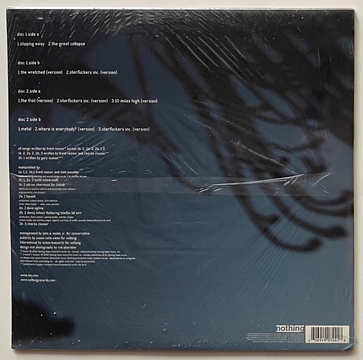 SEALED Vtg 2000 NINE INCH NAILS Album THINGS FALLING APART Lp 1ST