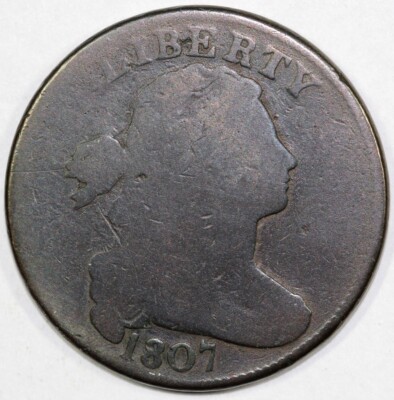 1807 1c S-271 Comet Draped Bust Large Cent