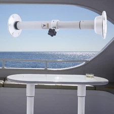 28" Adjustable Table Pedestal Stand Table Legs Table Base for RV Marine Boat New