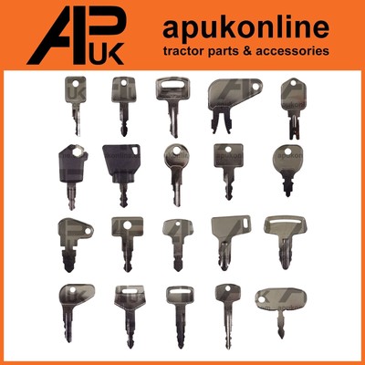 20x Key Master Set für Yanmar Lucas John Deere Koffer Mitsubishi Kompakttraktor
