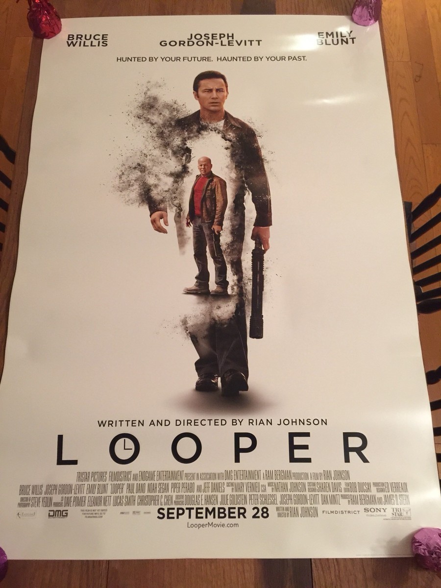 Original LOOPER SS Movie Poster, 27x40 (2012) Joseph Gordon-Levitt