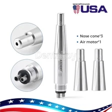 Dental Hygiene Prophy Handpiece 360° Swivel Air Motor 4Holes +3 Pcs Nose Cone