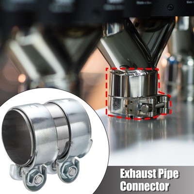 Bande Tuyau Échappement Tianher 2.5 Pouces - Raccord Acier Inoxydable Avec Boulons