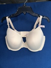 Victoria Secret Nude Lighty Lined 36DD Body Victoria Perfect Shape Push Bra