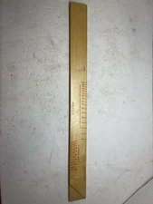 Vintage Wood Shoe Sizer Measurement Ruler Italy