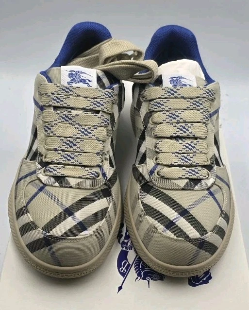 Zapatillas bajas a cuadros con caja Burberry para hombre talla 9US 42 EUR G3D Foto 2 de 4