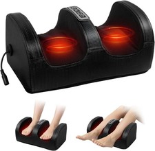 Shiatsu Foot Massager with Heat, Deep Kneading Electric Muscle Massager