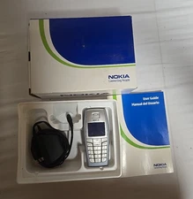 Nokia 6030 / 6030b - Silver Cellular Phone - Original Box