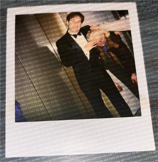 X Files David Duchovny Continuity Polaroid Production Used RARE!