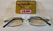Magnivision Elegant Eyes Women's Reading Glasses Bronze 2.50 NWT