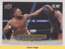 2022 Upper Deck AEW All Elite Wrestling UD Canvas Gold Bryan Danielson READ 5x5