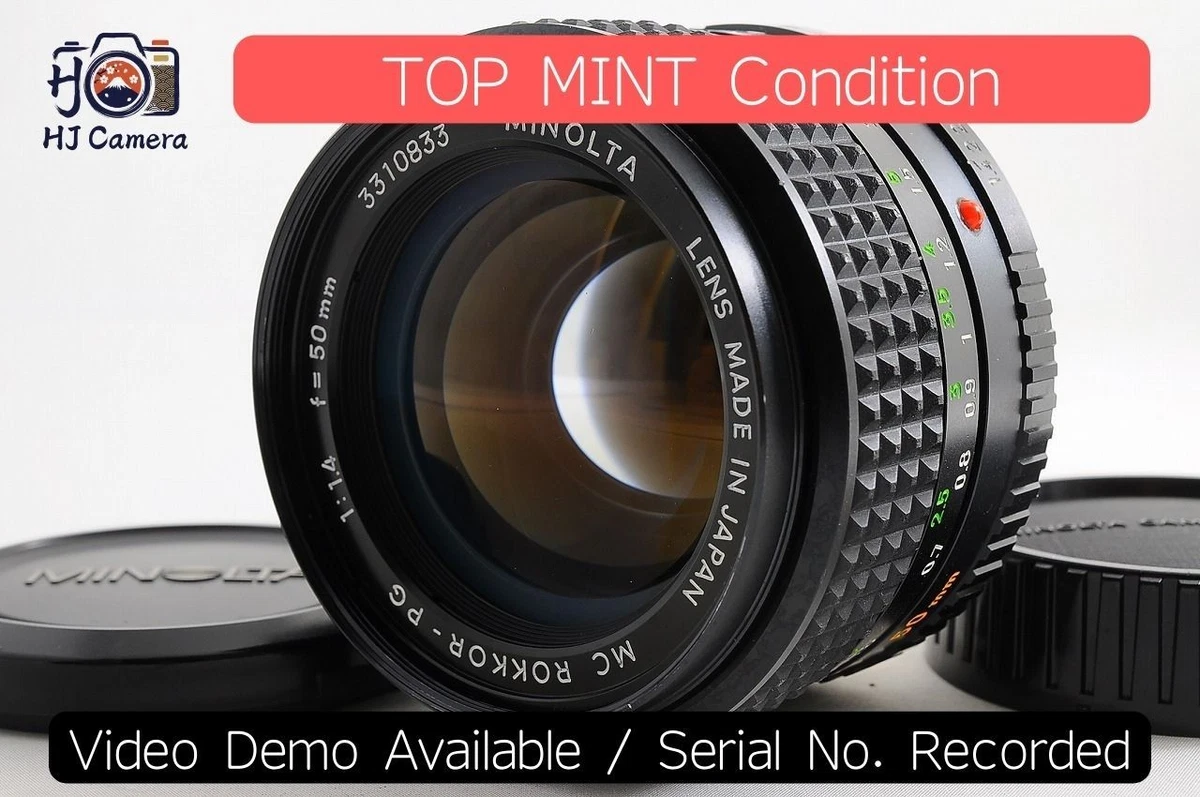 Minolta f/1.4 Lenses 50mm Focal for sale - eBay