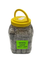 WHITE SAGE | SMUDGE SAGE STICKS BUNDLES 30CT JAR – Only $88.88 – FREE SHIPPING