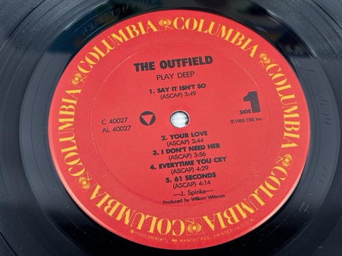 The Outfield – Play Deep (1985, Vinyl LP) - Picture 4 of 10