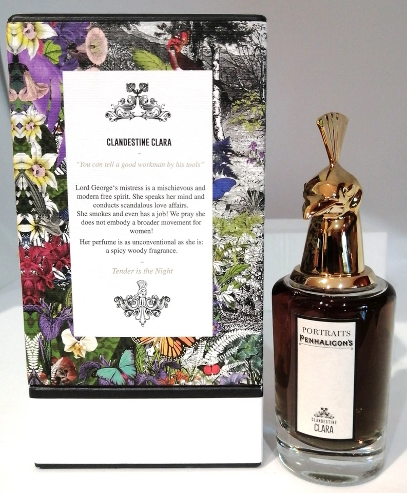 Clandestine Clara Eau de Parfum Spray Penhaligon's 2.5oz 75ml Lote # 209111 Foto 3 de 4