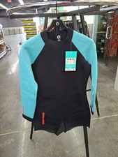 Sea-Doo Women's 2mmshirty Wetsuit Long Sleeve Medium Turquoise 2868230676