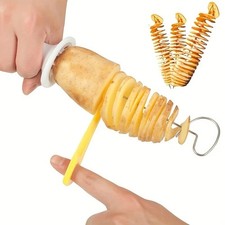 6PCS STAINLESS STEEL SPIRALIZER SET   MULTI-FUNCTION VEGETABLE CUTTER FOR POTATO
