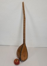 Antique Long Neck Lute Baglama Saz For Restoration Project 31in Long