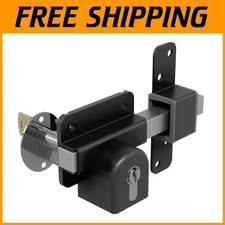 316 Stainless Steel Long Throw Gate Lock - Keyed Alike for Security & Durability