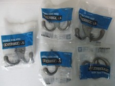 Everbilt Double Robe Hook in Slate Finish LOT OF 5 NEW 1000 027 868