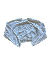 H M Women's Grey Crewneck Sweatshirt Size L