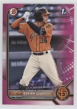 2022 Bowman Prospects Fuchsia Border 159/299 Adrian Sugastey #BP-19 0p45