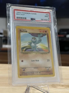 Pokémon TCG Machop 52/102 Base Set Regular EN 1999 PSA 9 Wizards Common