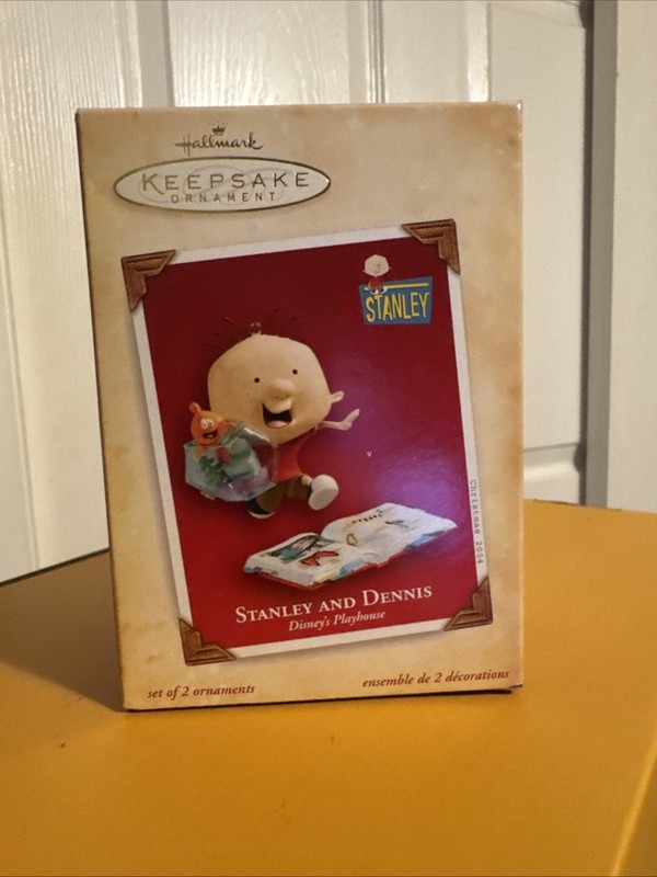 2004 DISNEY Hallmark STANLEY AND DENNIS Christmas Ornament Keepsake