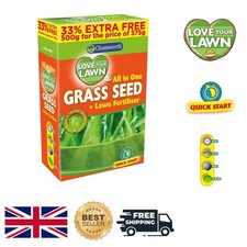 Ready to Use Lawn Seed with Fertilizer - Love Your Lawn 500g Easy Application 17.98 per kilo