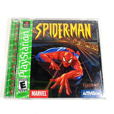 Spider-Man (Sony PlayStation 1, 2000) PS1 CIB with Registration Card Very Clean 