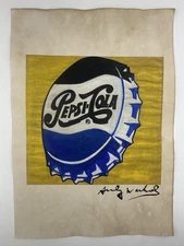 Andy Warhol COA Art Painting Original Drawing Vintage Paper Signed