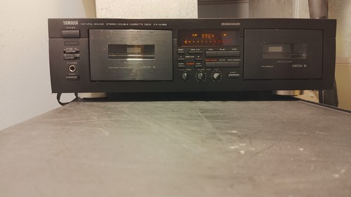 Yamaha KX-W382 Stereo Cassette Deck.   -HEAR IT-   {{{RESTORED}}}
