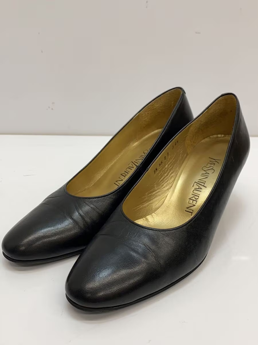 Yves Saint Laurent Pumps 34.5 Blk Rn Hk B 3 Jlg74 thumbnail 2