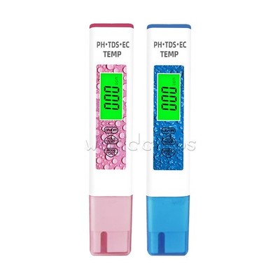 Digital PH/ /EC/Temp Meter Water Quality   Tester 4-in-1 pH Tester #vn