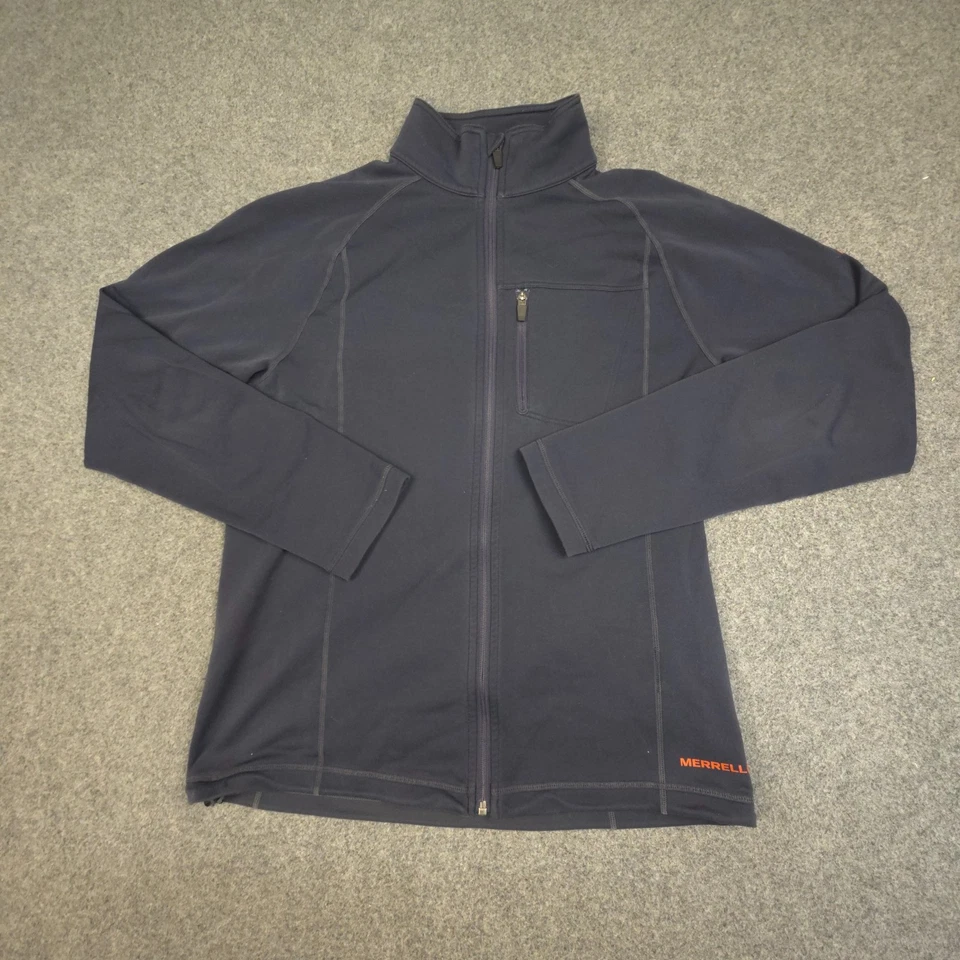 Merrell Jacket mens SMALL blue long sleeve lightweight winter mock neck Size S - Image 2 of 4