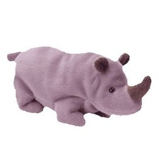 TY Beanie Baby - SPIKE the Rhino 7 inch - MWMTs Stuffed Animal Toy