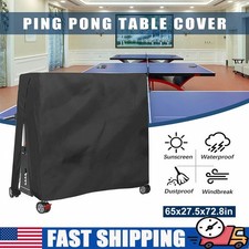Table Tennis Cover Heavy Duty Waterproof Ping-Pong Table Dust Protector Cover
