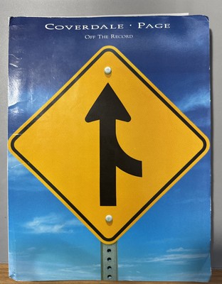Coverdale Page, Off the record, BOOK, 1993, Partitur, Guitartabulatur
