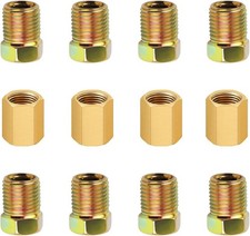 38-24 Thread 316 Brake Line Fittings Kit With 8 Nuts 4 Color 12pcs-316