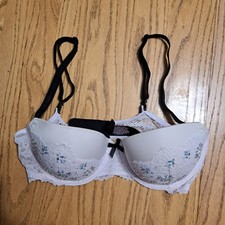 Victorias Secret Dream Angels Balconet Bra Bling Embellished Size 34C