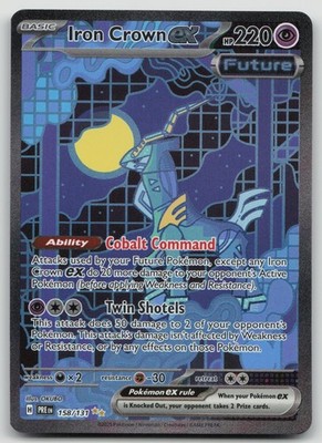SV: Prismatic Evolutions #158/131 Iron Crown ex NM