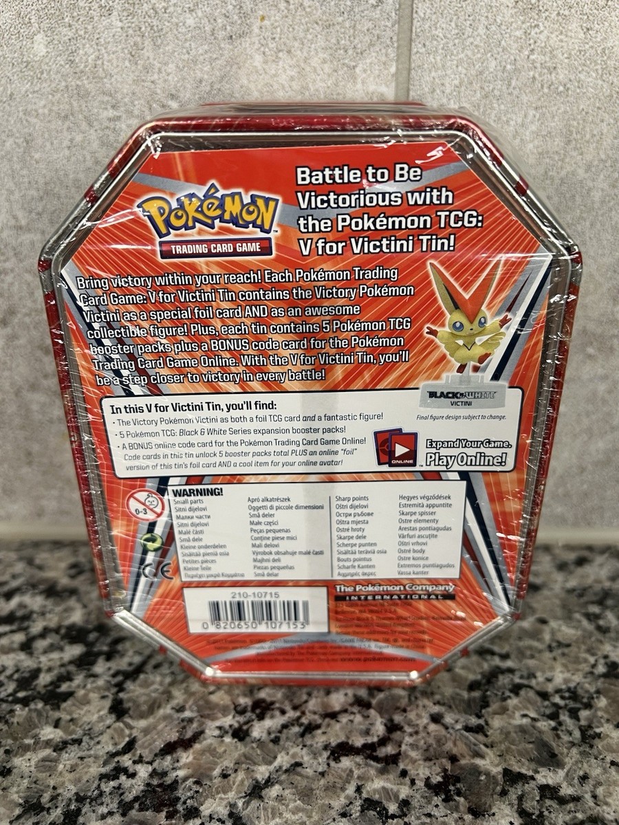 Pokemon Black & White V For Victini Tin Noble Victories Dragons