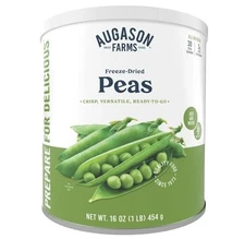 Emergency Food Supply Freeze Dried Peas 1 lb No. 10 Can Gluten Free Shelf-Stable